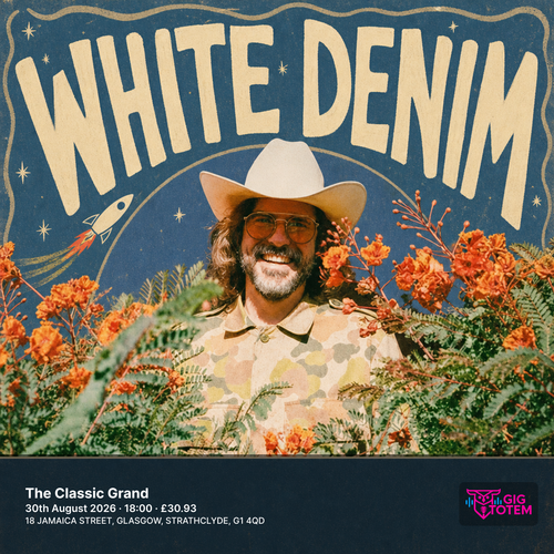 White Denim at The Classic Grand on 30 August 2026 gig poster