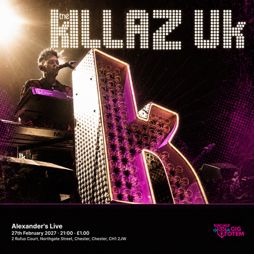 The Killaz UK at Alexander's Live on 27 February 2027 gig poster