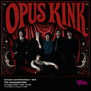 Opus Kink: Acoustic Live Performance + Q&A Opus Kink at The Jacaranda on 4 August 2026 gig poster