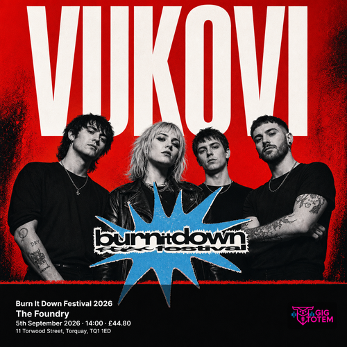 Burn It Down Festival 2026 VUKOVI, Drug Church at The Foundry on 5 September 2026 gig poster