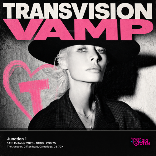 Transvision Vamp at Junction 1 on 14 October 2026 gig poster