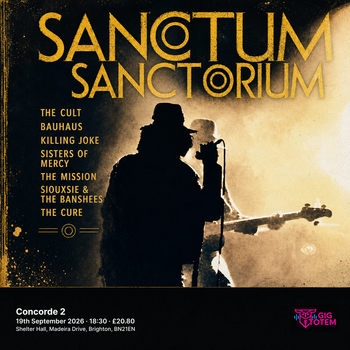 Sanctum Sanctorium - The Dark side of the 80's at Concorde 2 on 19 September 2026 gig poster