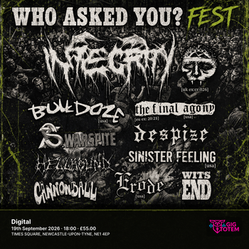 WHO ASKED YOU? FEST - Weekend Ticket at Digital on 19 September 2026 gig poster