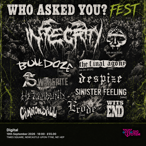 WHO ASKED YOU? FEST - Weekend Ticket at Digital on 19 September 2026 gig poster