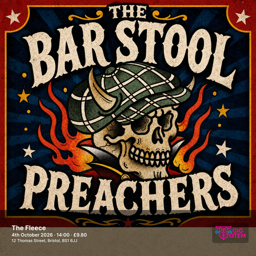 The Bar Stool Preachers at The Fleece on 4 October 2026 gig poster