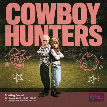 Cowboy Hunters at Bootleg Social on 6 August 2026 gig poster
