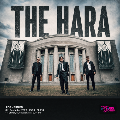 The Hara at The Joiners on 8 December 2026 gig poster