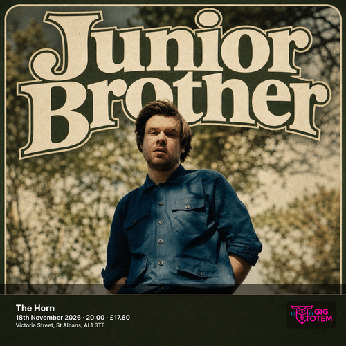 Junior Brother at The Horn on 18 November 2026 gig poster