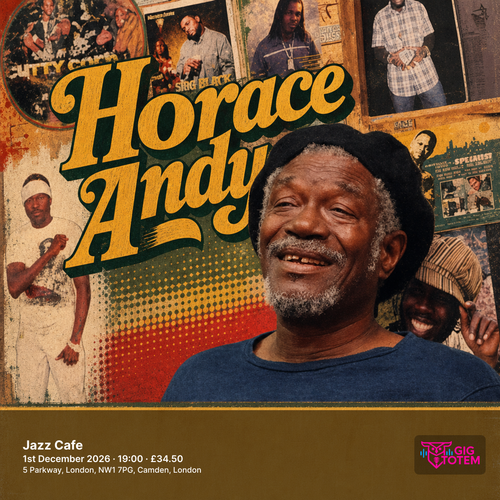 Horace Andy at Jazz Cafe on 1 December 2026 gig poster