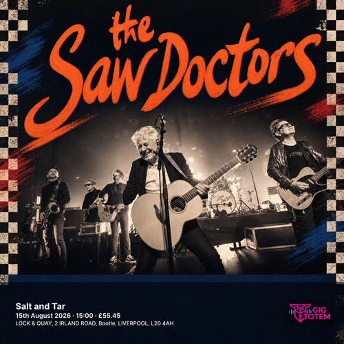 The Saw Doctors Damien Dempsey at Salt and Tar on 15 August 2026 gig poster