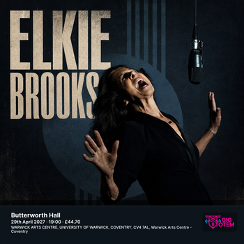 Elkie Brooks at Butterworth Hall on 29 April 2027 gig poster
