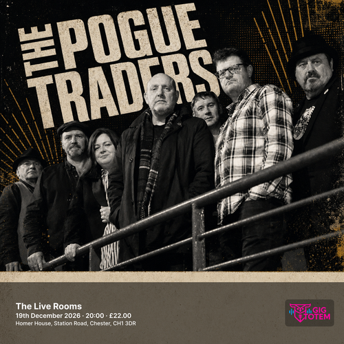 The Pogue Traders at The Live Rooms on 19 December 2026 gig poster