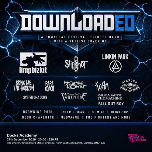 Downloaded - Download Festival Tribute at Docks Academy on 27 December 2026 gig poster
