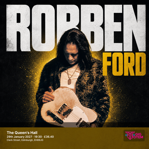 Robben Ford at The Queen's Hall on 29 January 2027 gig poster