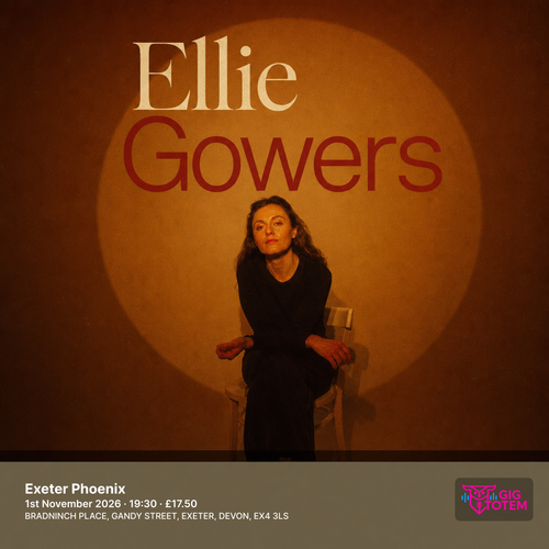 Ellie Gowers at Exeter Phoenix on 1 November 2026 gig poster