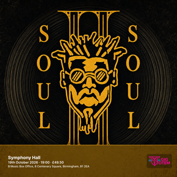 Soul II Soul at Symphony Hall on 19 October 2026 gig poster