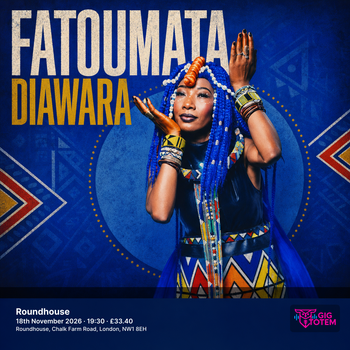 Fatoumata Diawara at Roundhouse on 18 November 2026 gig poster