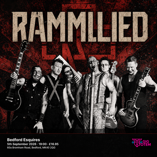 RAMMLIED at Esquires on 5 September 2026 gig poster