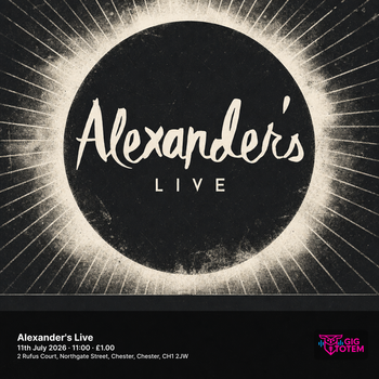LegendBury 2026 at Alexander's Live on 11 July 2026 gig poster