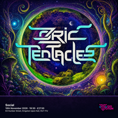 Ozric Tentacles at Social on 18 November 2026 gig poster