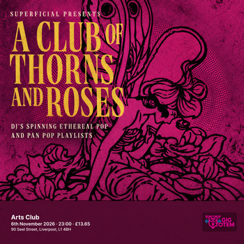 A CLUB OF THORNS AND ROSES at Arts Club on 6 November 2026 gig poster