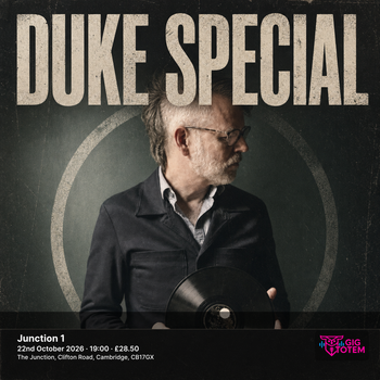Duke Special at Junction 1 on 22 October 2026 gig poster