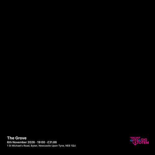 The Rifles at The Grove on 6 November 2026 gig poster