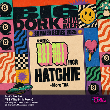 Dork's Day Out thistle., Hatchie at YES (The Pink Room) on 8 August 2026 gig poster