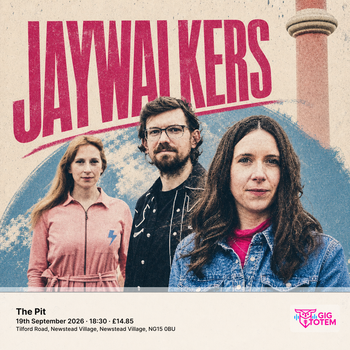 Jaywalkers at The Pit on 19 September 2026 gig poster
