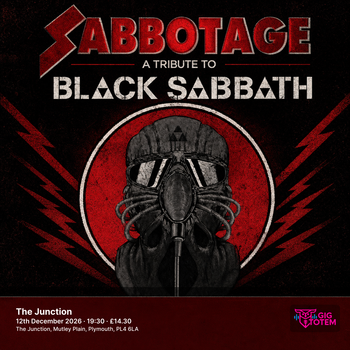 SABBOTAGE (A Tribute to Black Sabbath) at The Junction on 12 December 2026 gig poster