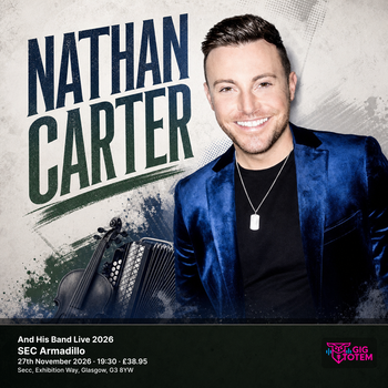 Nathan Carter And His Band Live 2026 Nathan Carter at SEC Armadillo on 27 November 2026 gig poster