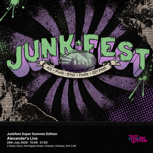 Junkfest Super Summer Edition Campfire Social at Alexander's Live on 26 July 2026 gig poster
