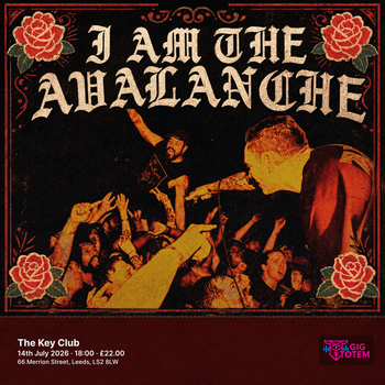 I Am The Avalanche Cold Years at The Key Club on 14 July 2026 gig poster