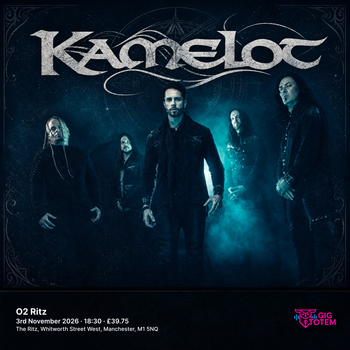 Kamelot Exit Eden at O2 Ritz on 3 November 2026 gig poster