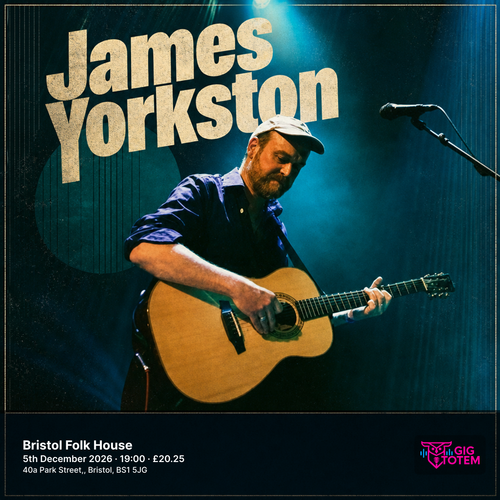 James Yorkston at Bristol Folk House on 5 December 2026 gig poster