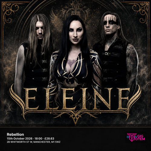 Eleine at Rebellion on 15 October 2026 gig poster