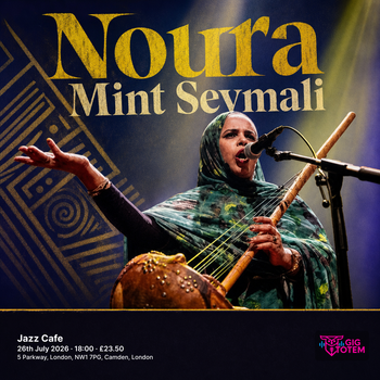 Noura Mint Seymali at Jazz Cafe on 26 July 2026 gig poster