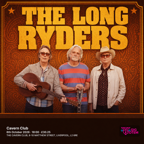 The Long Ryders at Cavern on 6 October 2026 gig poster