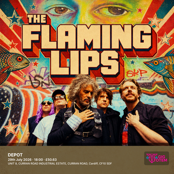 The Flaming Lips at DEPOT on 29 July 2026 gig poster