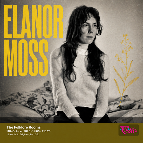 Elanor Moss at The Folklore Rooms on 11 October 2026 gig poster