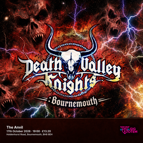 Death Valley Knights : Bournemouth at The Anvil on 17 October 2026 gig poster