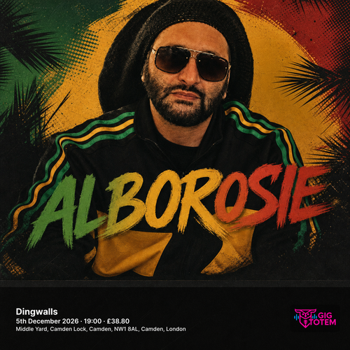 Alborosie at Dingwalls on 5 December 2026 gig poster