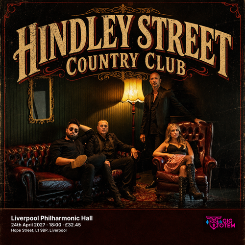 Hindley Street Country Club at Liverpool Philharmonic Hall on 24 April 2027 gig poster
