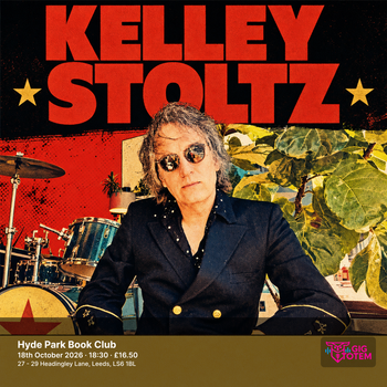 Kelley Stoltz at Hyde Park Book Club on 18 October 2026 gig poster