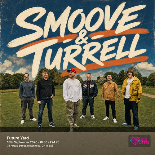 Smoove & Turrell at Future Yard on 18 September 2026 gig poster