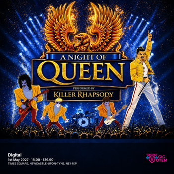 Killer Rhapsody at Digital on 1 May 2027 gig poster