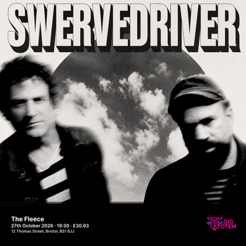 Swervedriver Long Distance Runner at The Fleece on 27 October 2026 gig poster