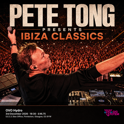 Pete Tong Presents Ibiza Classics at OVO Hydro on 3 December 2026 gig poster
