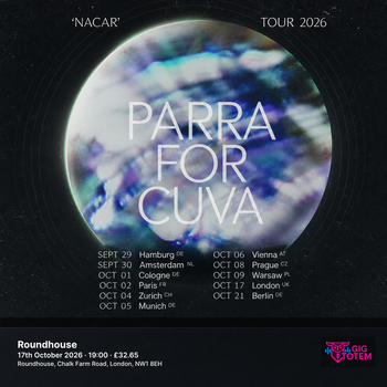 Parra For Cuva at Roundhouse on 17 October 2026 gig poster