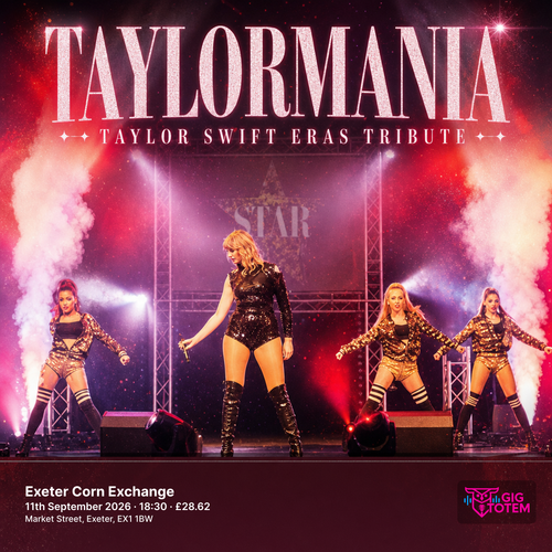 Taylormania - Taylor Swift Eras Tribute at Exeter Corn Exchange on 11 September 2026 gig poster
